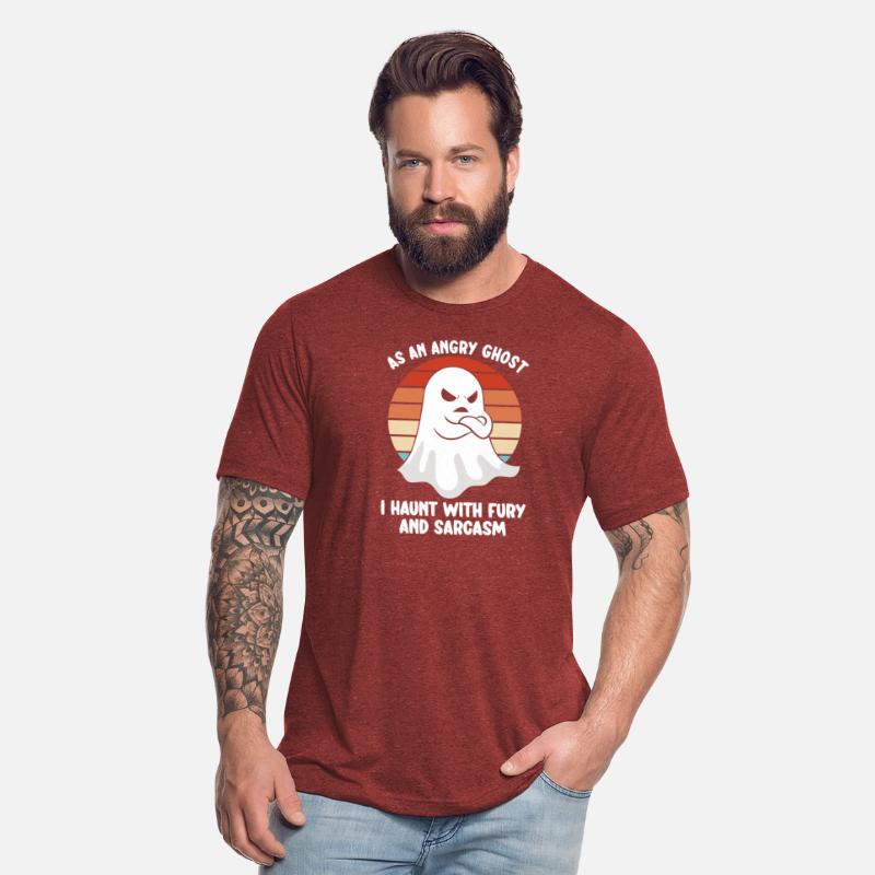 Ghost Hunter Funny Ghost Angry Ghost Halloween