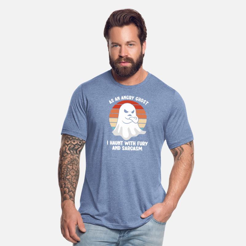 Ghost Hunter Funny Ghost Angry Ghost Halloween
