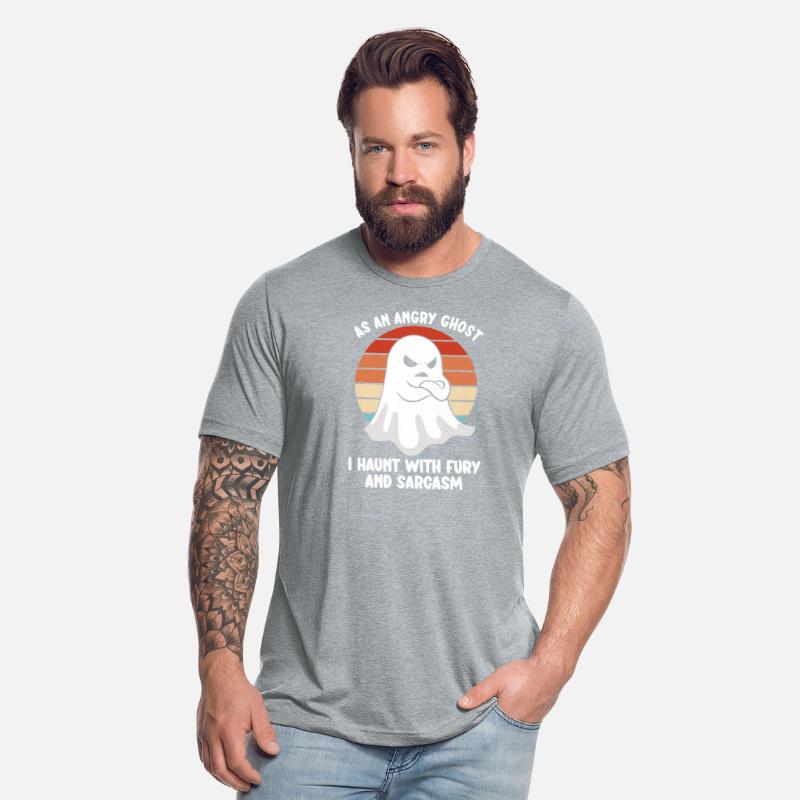 Ghost Hunter Funny Ghost Angry Ghost Halloween