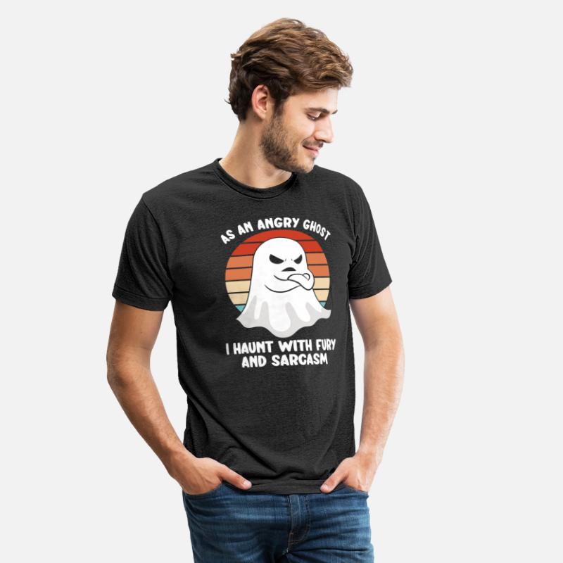 Ghost Hunter Funny Ghost Angry Ghost Halloween
