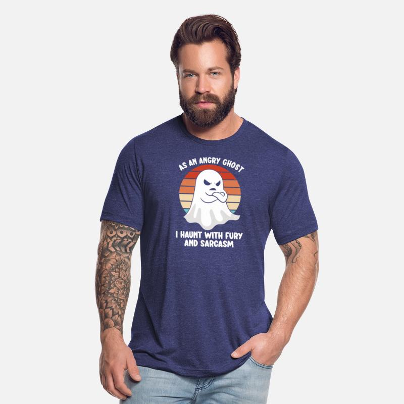 Ghost Hunter Funny Ghost Angry Ghost Halloween