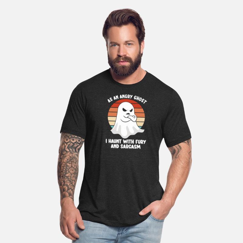 Ghost Hunter Funny Ghost Angry Ghost Halloween