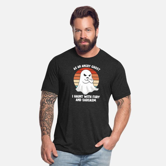 Ghost Hunter Funny Ghost Angry Ghost Halloween