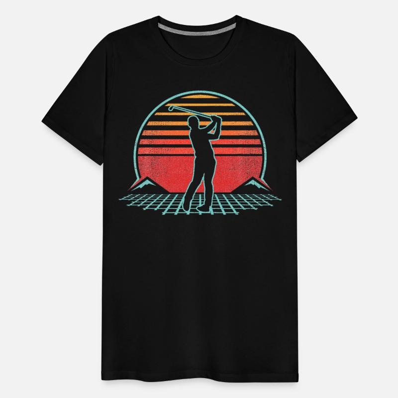 Golf 70s 80s Golfer Player