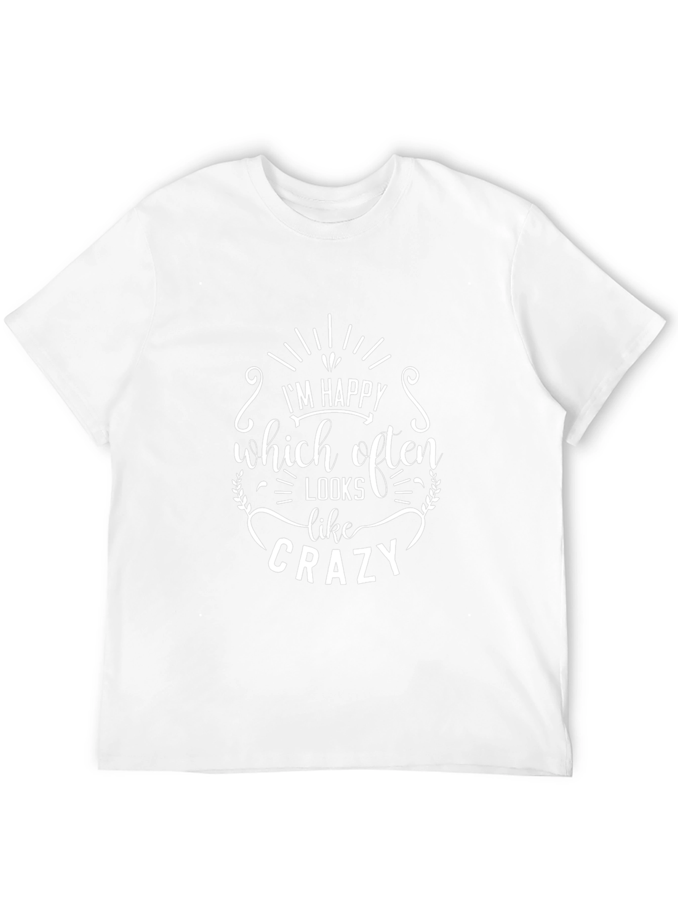 Happy Crazy Graphic T-Shirt