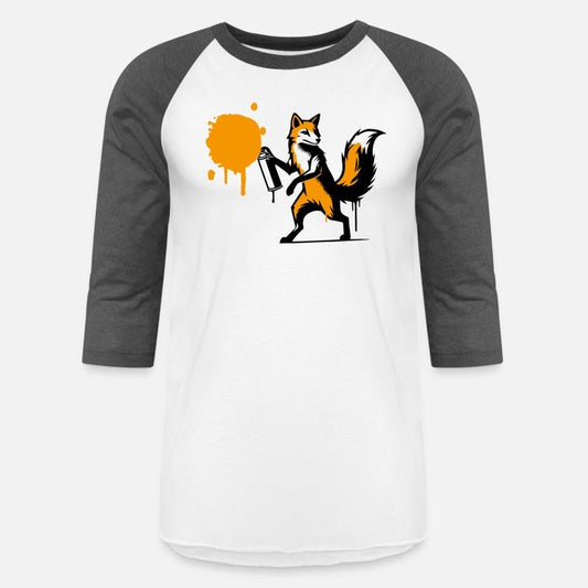 Graffiti Fox in Creative Stencil Style