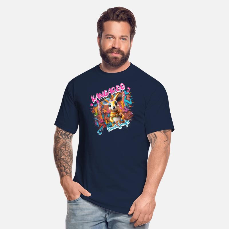 Graffiti-inspired portraiture Kangaroo