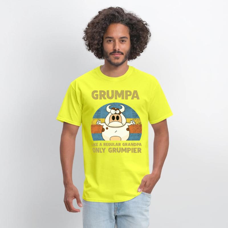 grumpa like a regular grandpa only grumpier cow