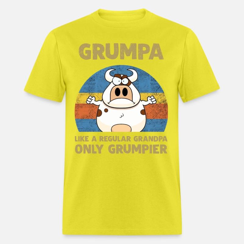 grumpa like a regular grandpa only grumpier cow