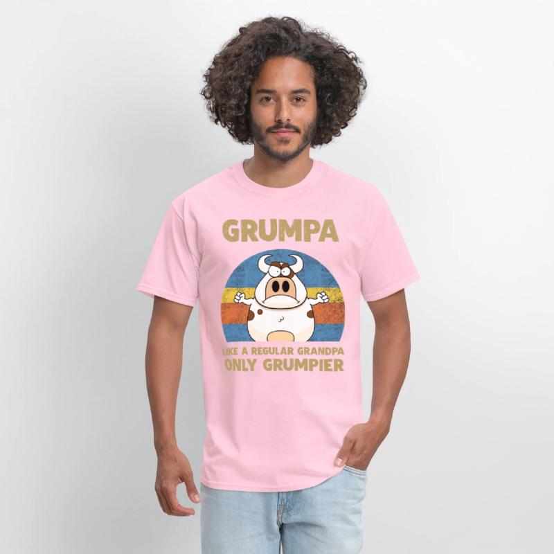 grumpa like a regular grandpa only grumpier cow