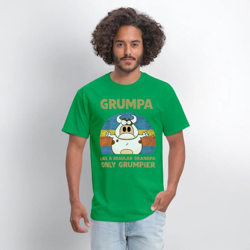 grumpa like a regular grandpa only grumpier cow