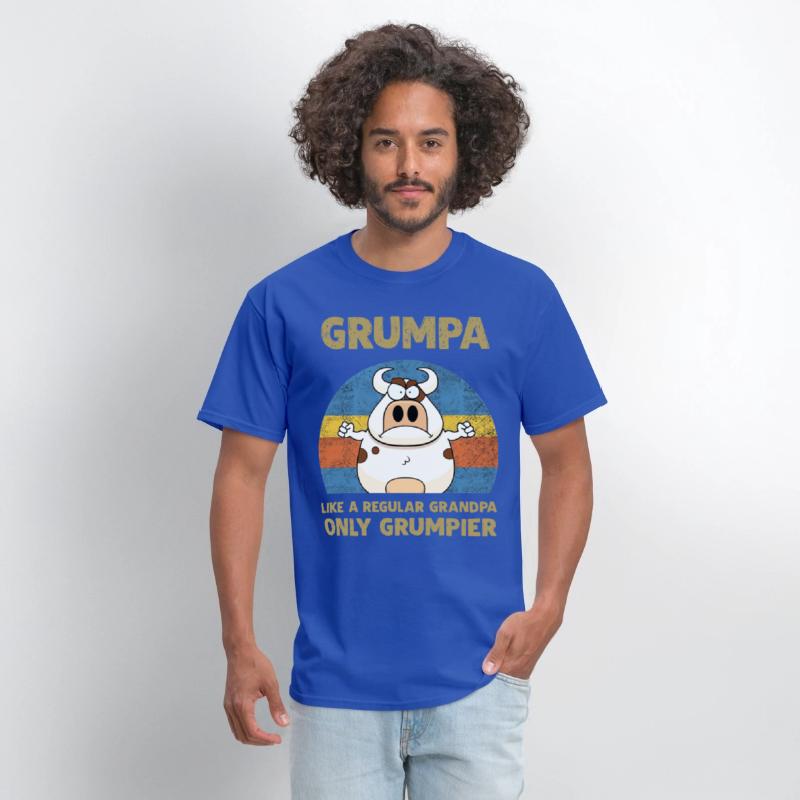 grumpa like a regular grandpa only grumpier cow
