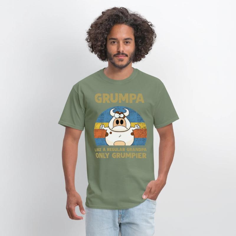 grumpa like a regular grandpa only grumpier cow