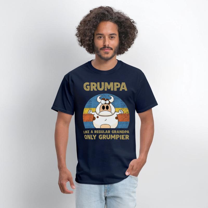 grumpa like a regular grandpa only grumpier cow