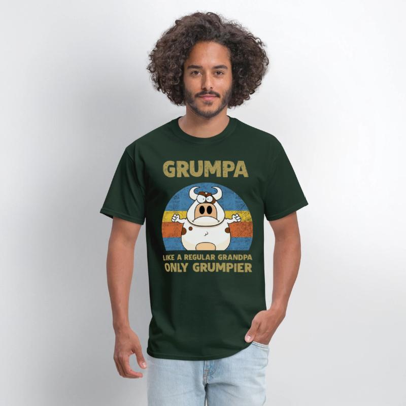grumpa like a regular grandpa only grumpier cow
