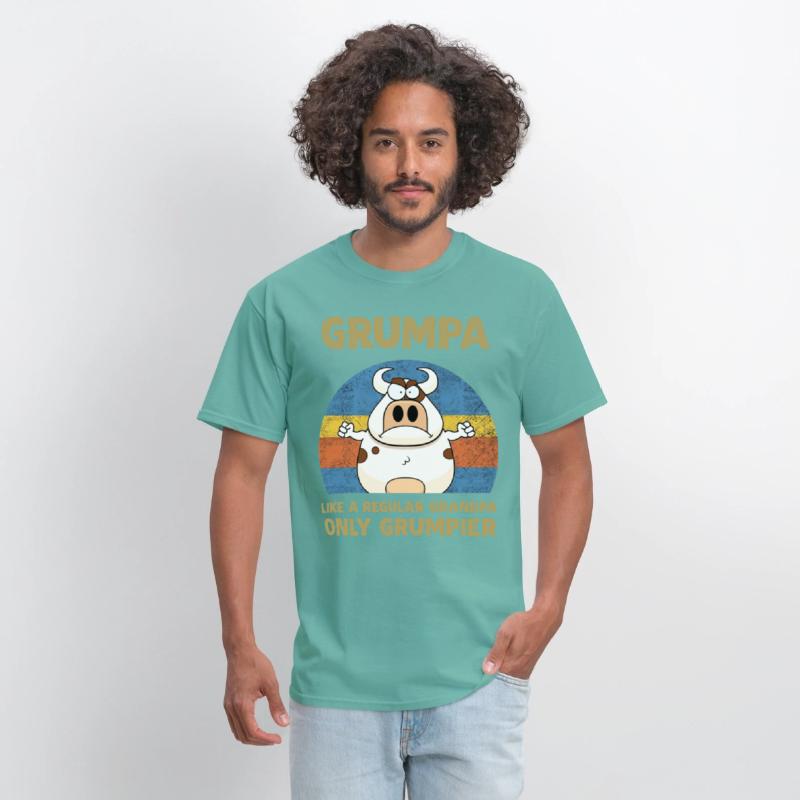 grumpa like a regular grandpa only grumpier cow