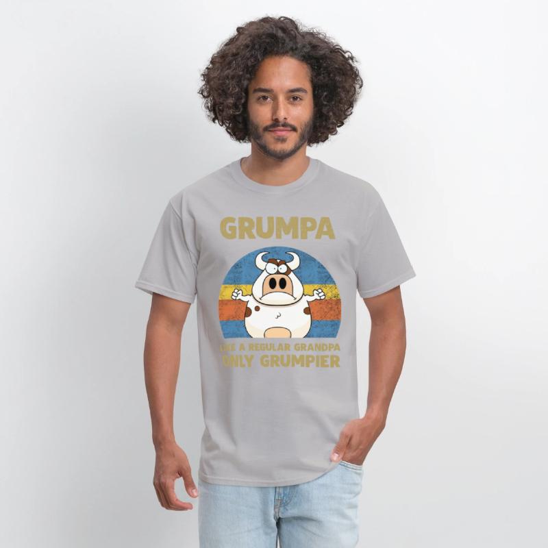 grumpa like a regular grandpa only grumpier cow