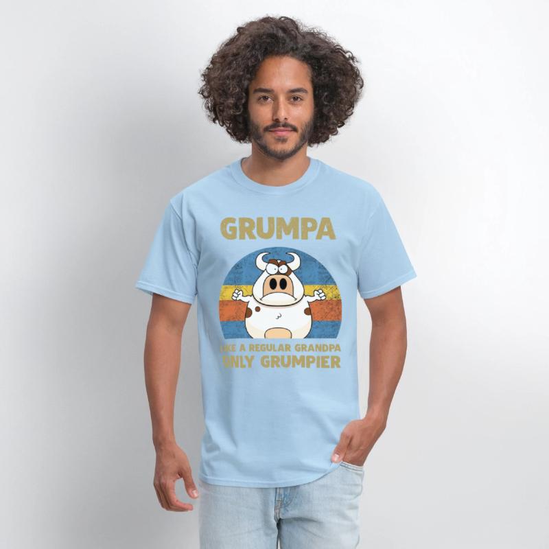 grumpa like a regular grandpa only grumpier cow