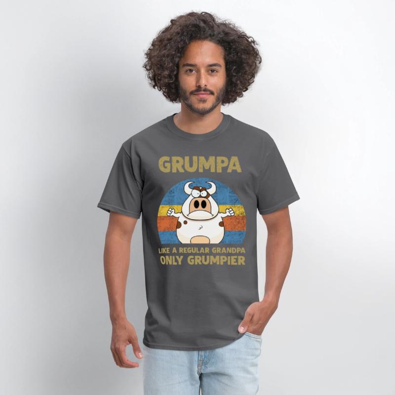 grumpa like a regular grandpa only grumpier cow