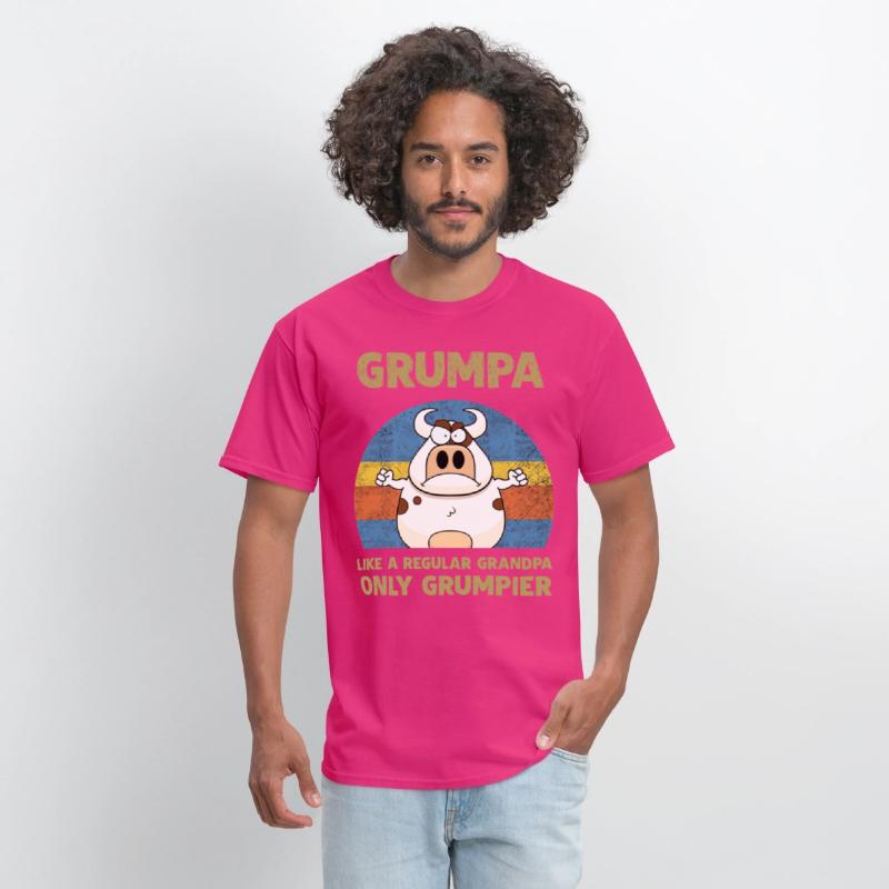 grumpa like a regular grandpa only grumpier cow