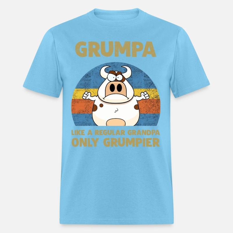 grumpa like a regular grandpa only grumpier cow