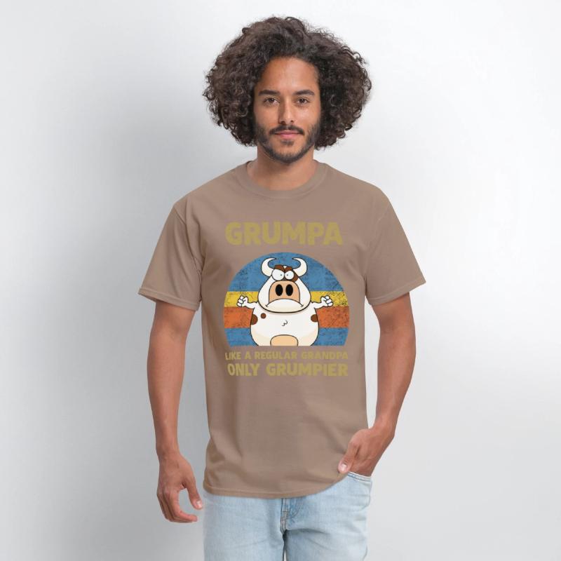 grumpa like a regular grandpa only grumpier cow