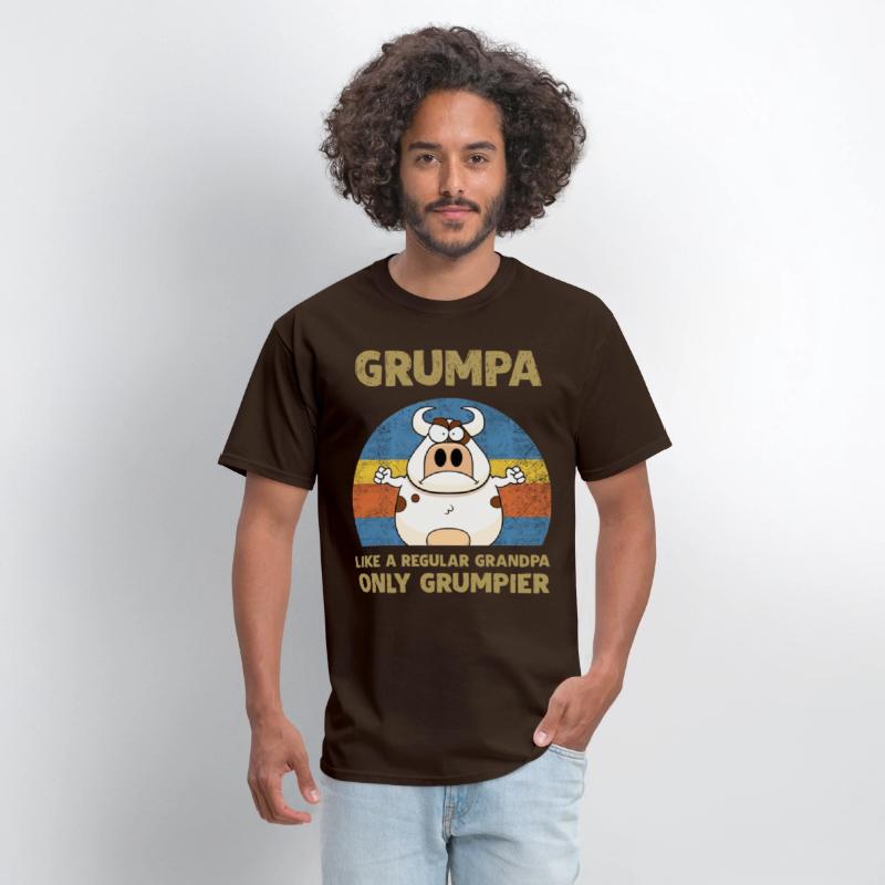 grumpa like a regular grandpa only grumpier cow