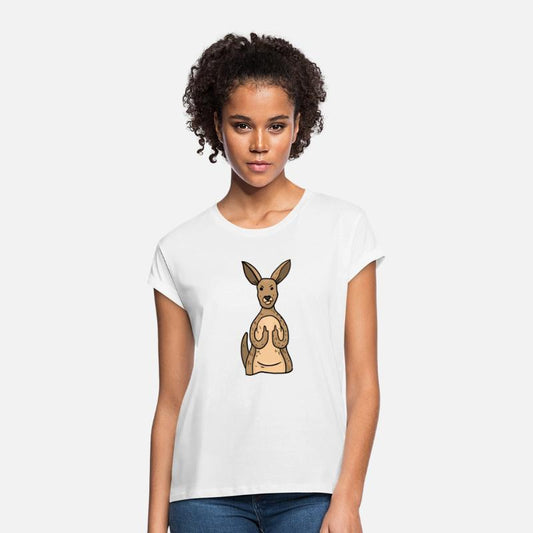 Grumpy Kangaroo Holding Middle finger funny gift