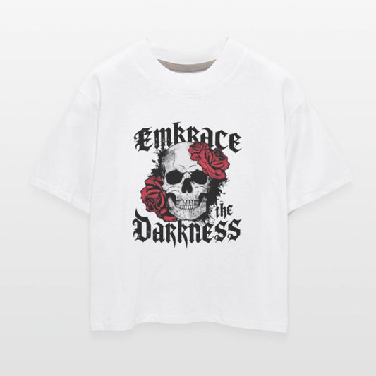 Grunge Gothic with Skull and Roses Design