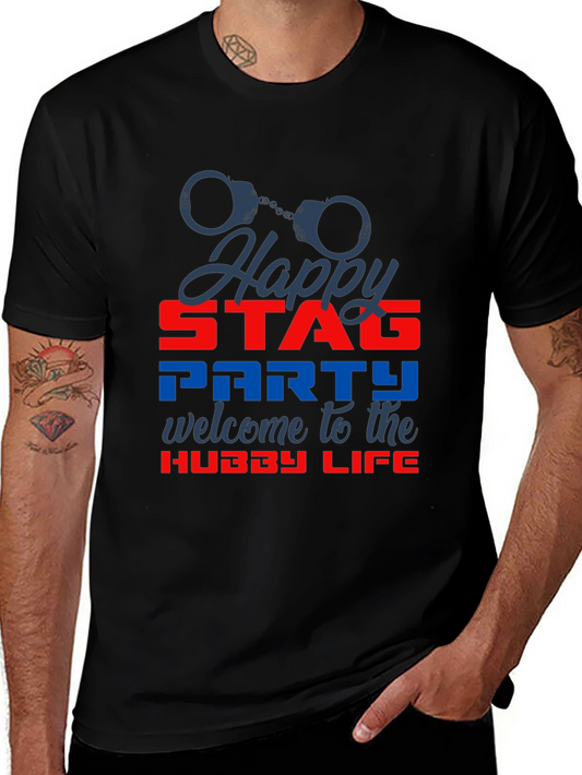 Happy Stag Party T-Shirt - Hubby Life Tee