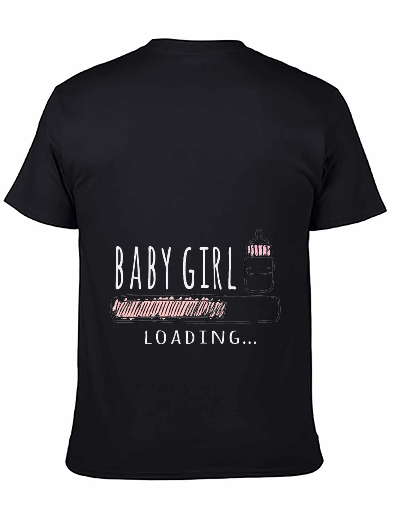 Baby Girl Loading T-Shirt - Expecting Mom Tee