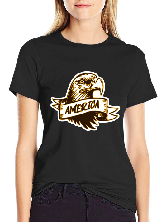 America Eagle Black T-Shirt
