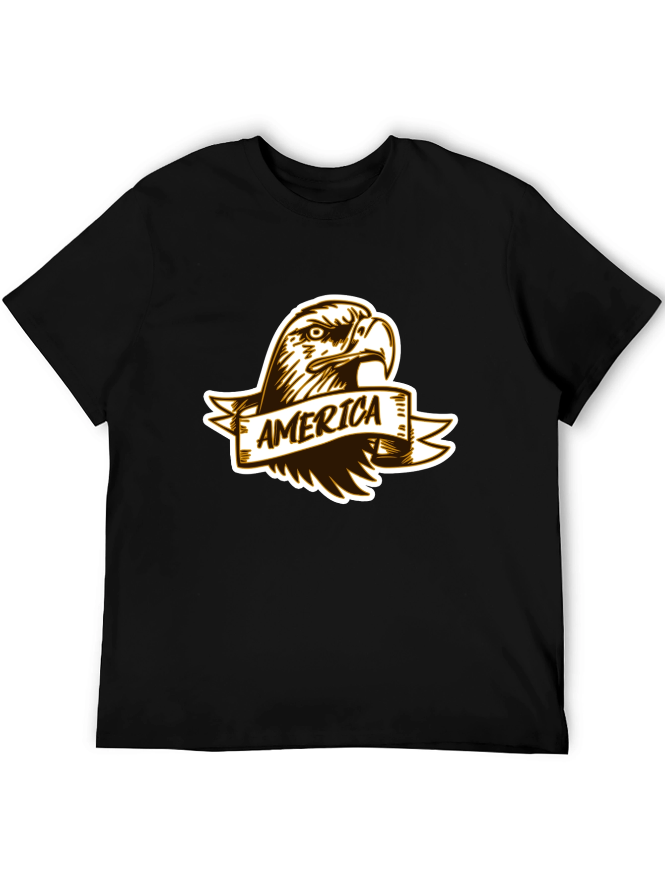 America Eagle Black T-Shirt