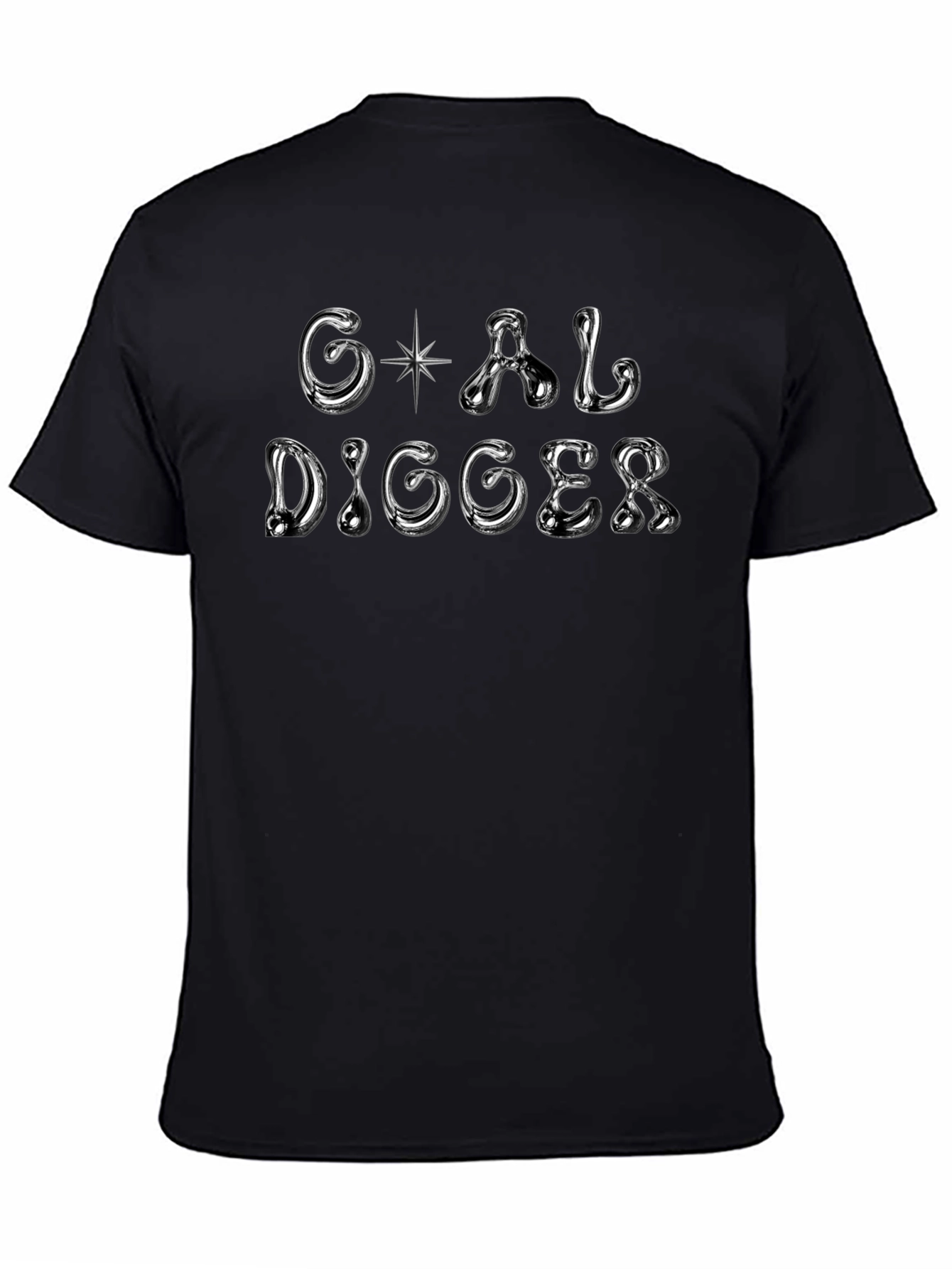 Goal Digger Black T-Shirt Graphic Print