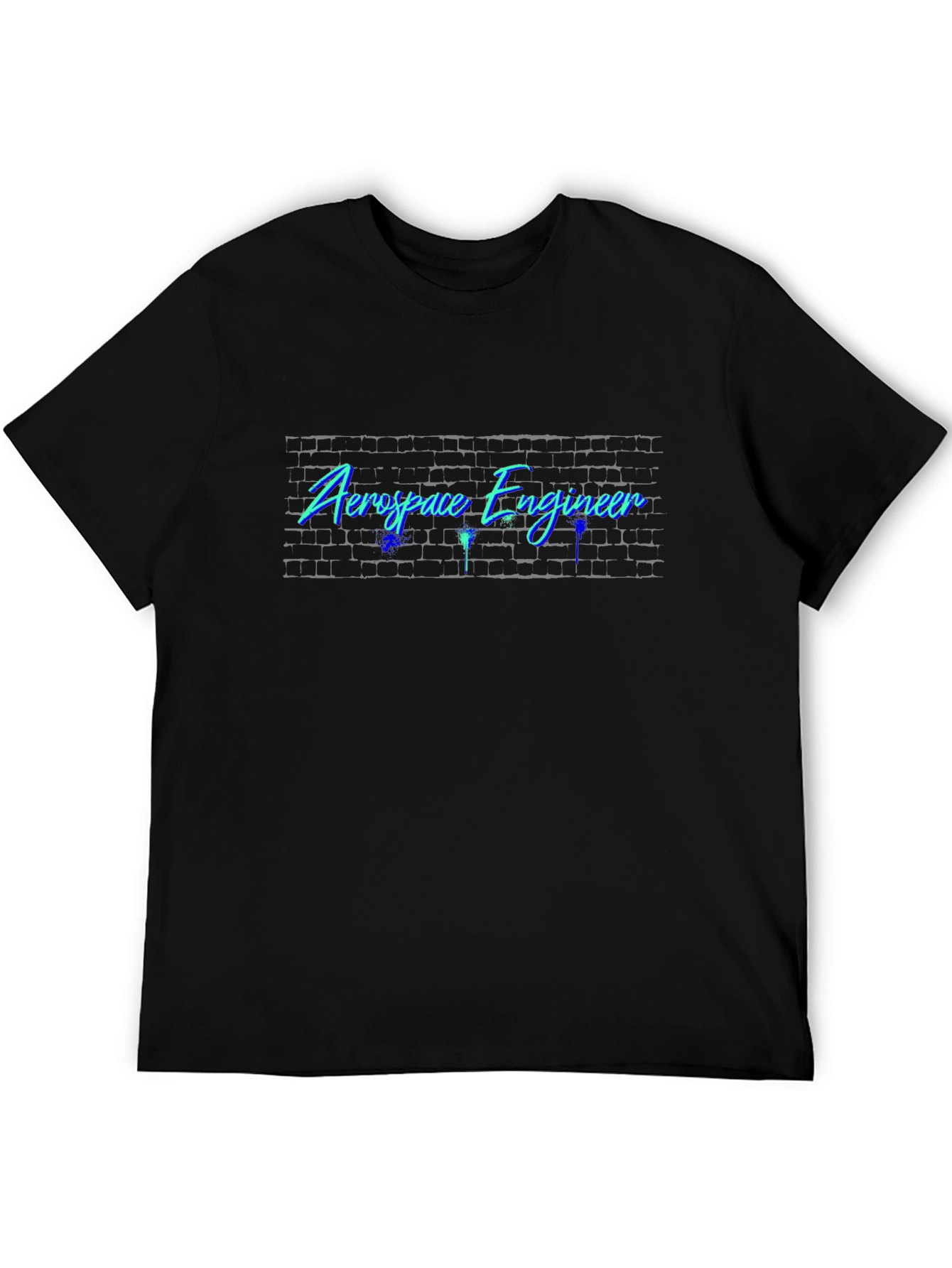 Aerospace Engineer T-Shirt - Brick Wall Style