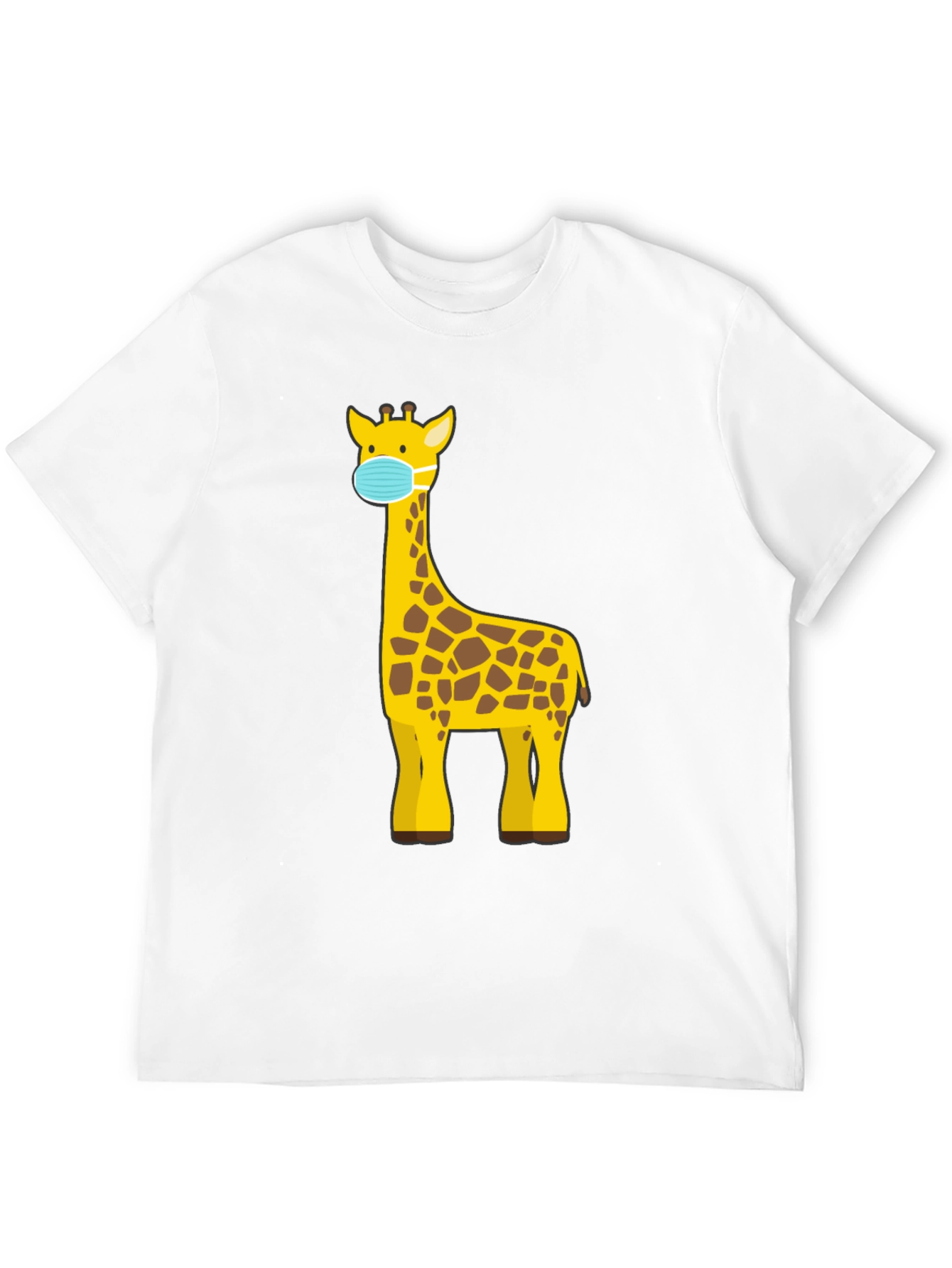 Giraffe Mask Graphic T-Shirt