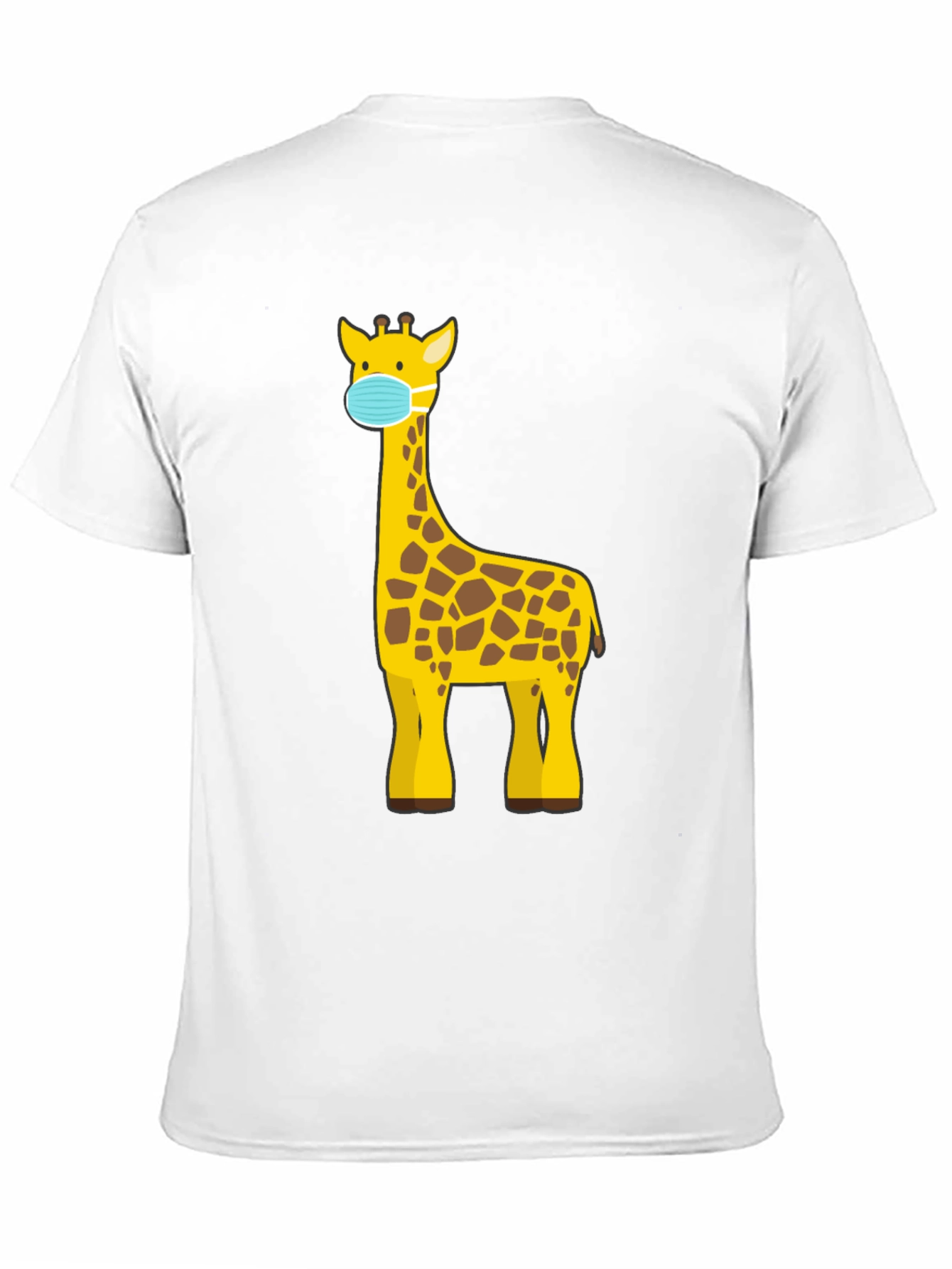 Giraffe Mask Graphic T-Shirt