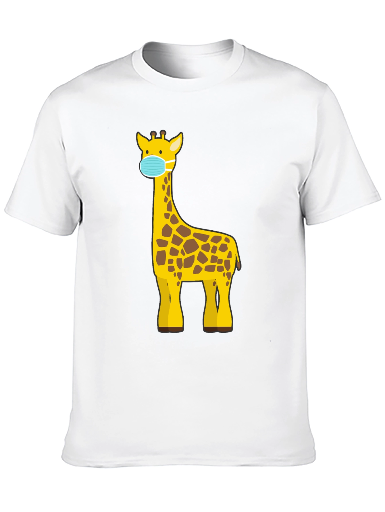 Giraffe Mask Graphic T-Shirt