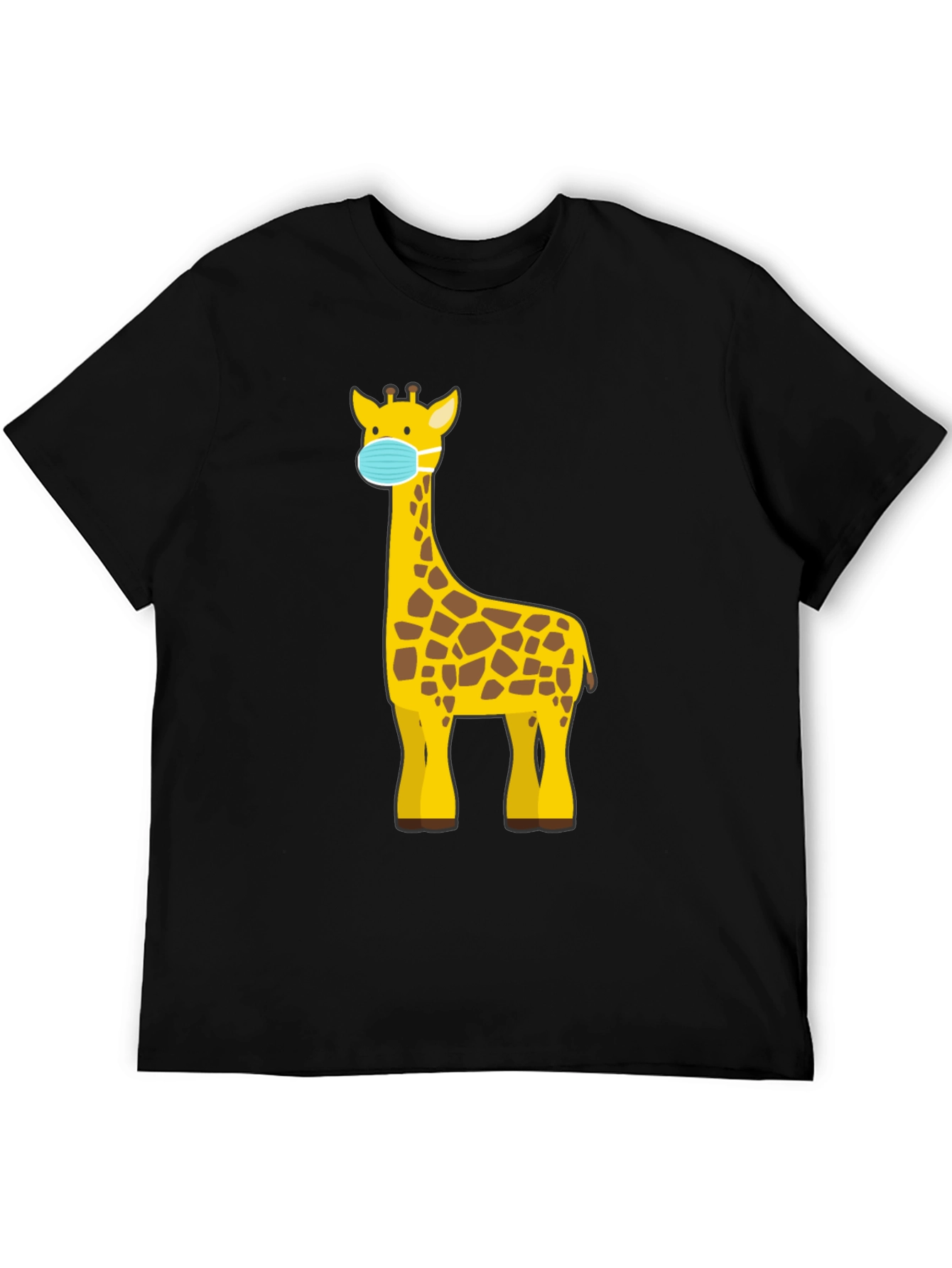 Giraffe Mask Graphic T-Shirt