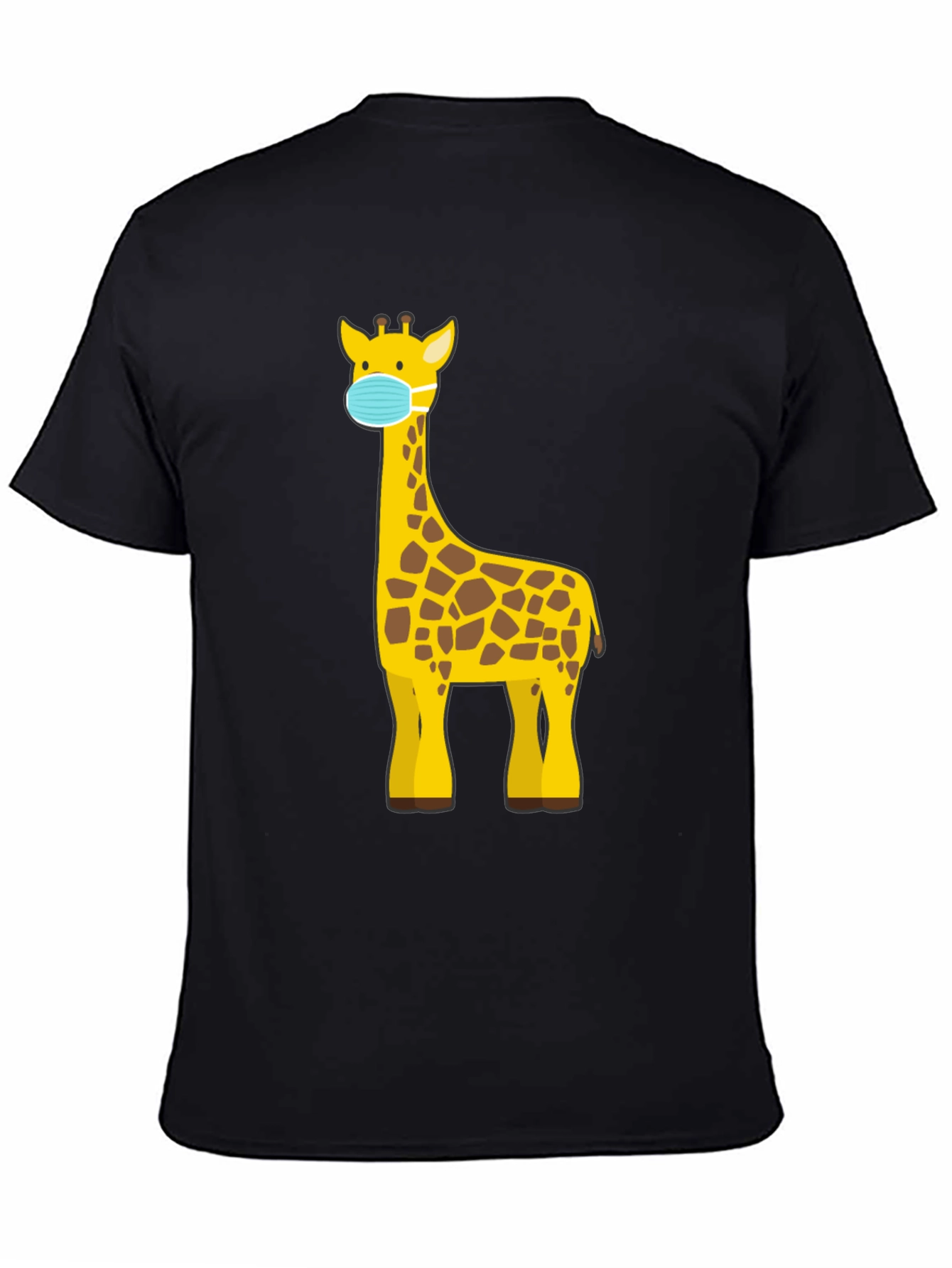 Giraffe Mask Graphic T-Shirt