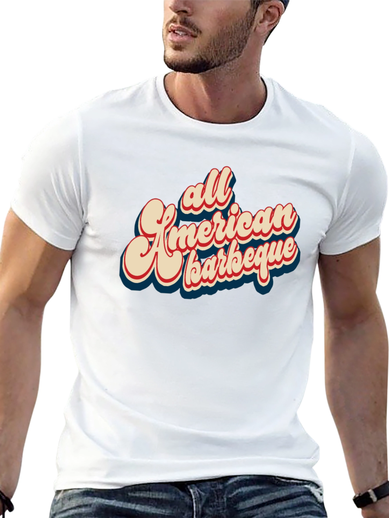 All American Barbeque Graphic T-Shirt