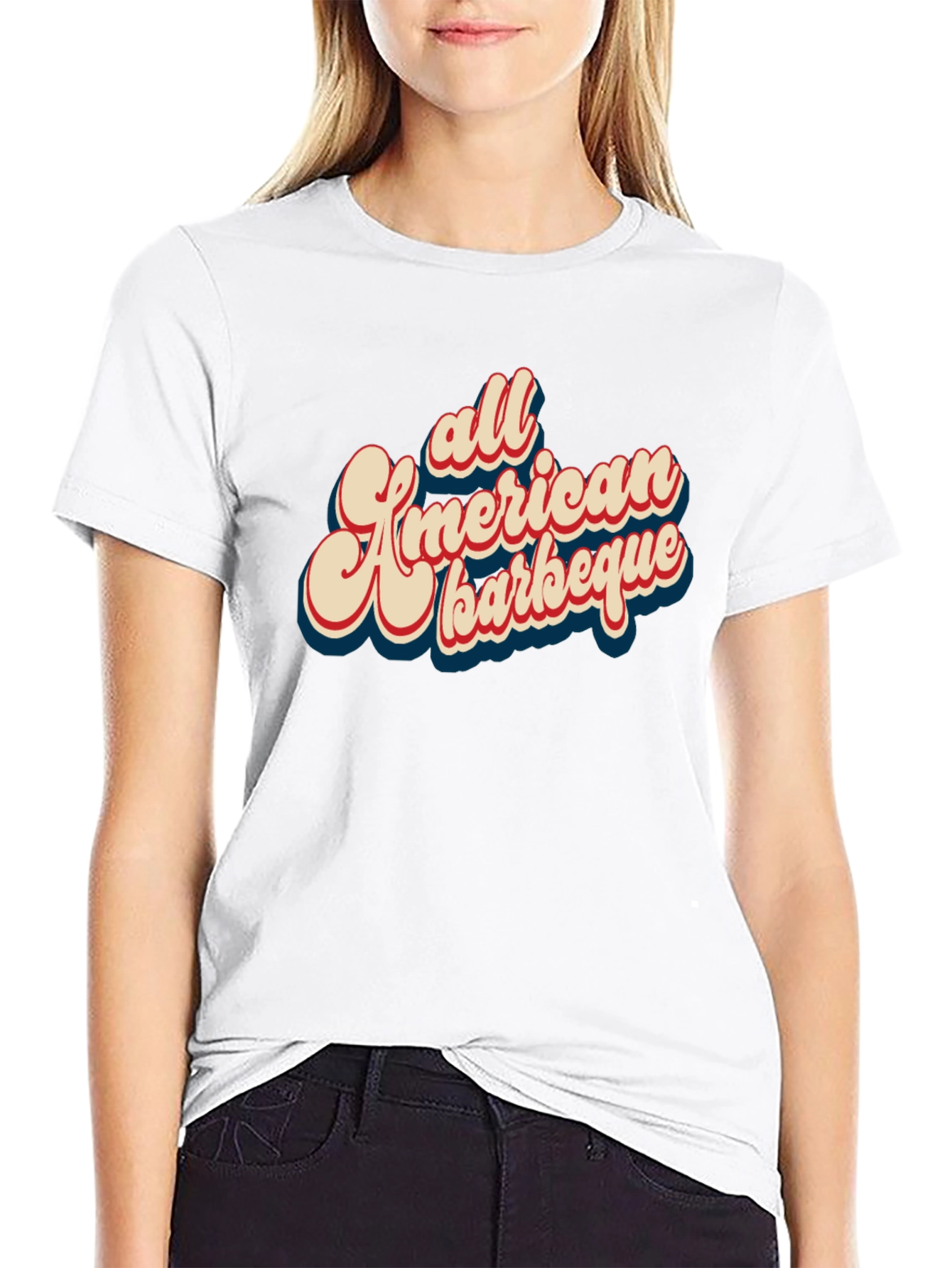 All American Barbeque Graphic T-Shirt