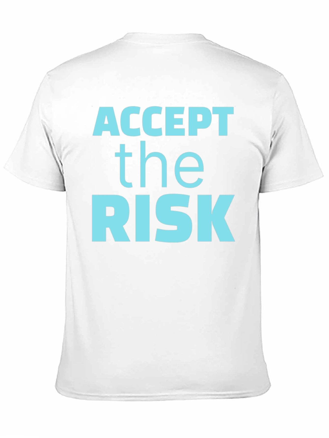 Accept the Risk Graphic Tee - Mens Casual Shirt