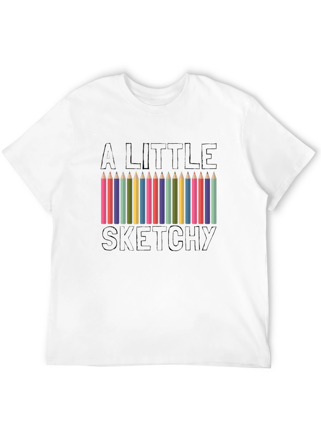 A Little Sketchy T-Shirt Black