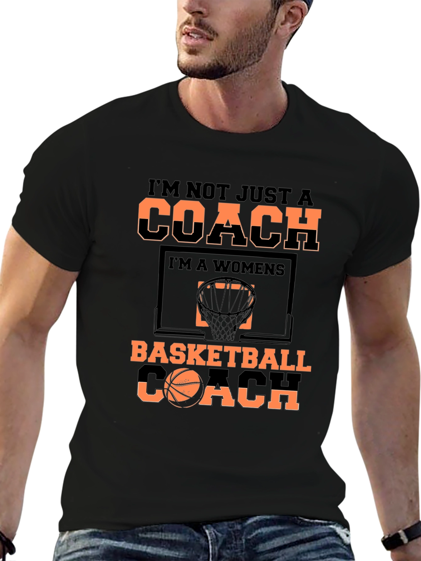 Basketball Coach T-Shirt - Womens Team Support