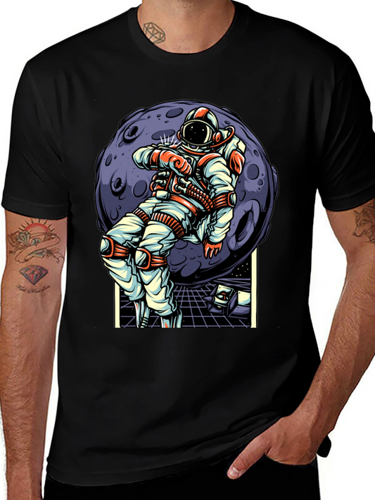 Astronaut Moonwalk T-Shirt - Space Adventure Tee