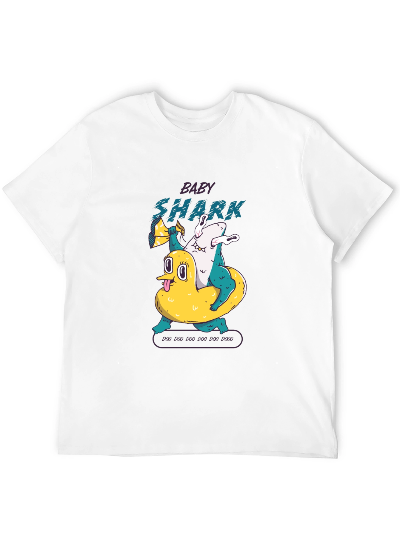 Baby Shark T-Shirt - Duck and Shark Graphic Tee