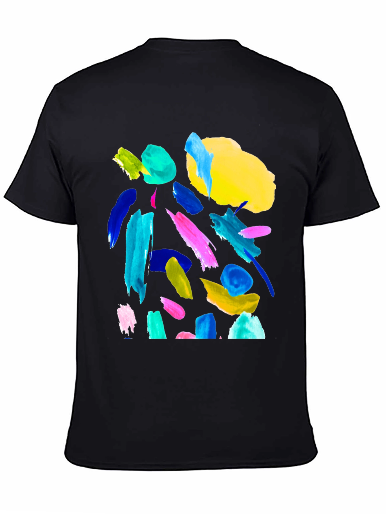 Abstract Art T-Shirt - Bold Brushstrokes Tee