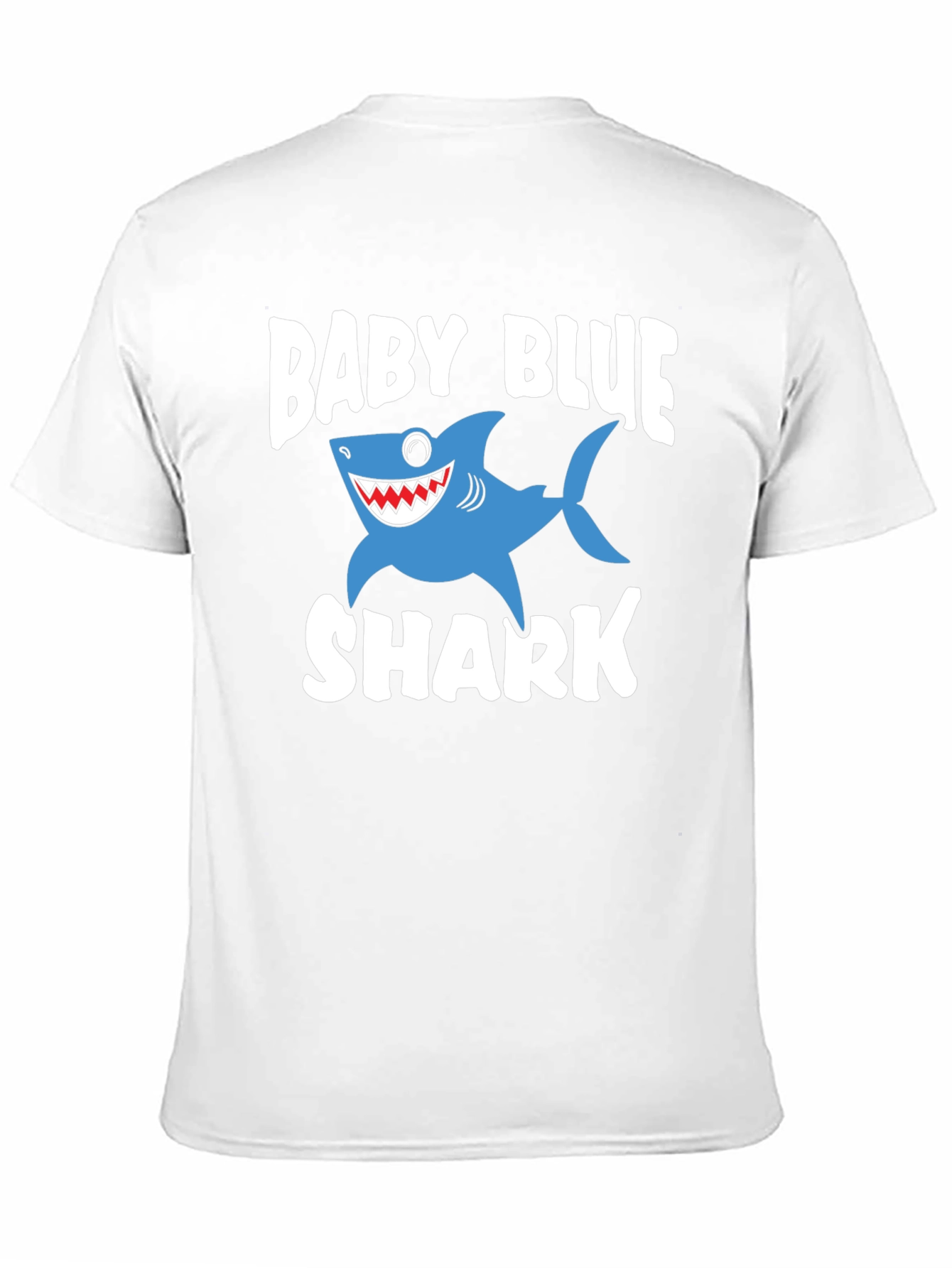 Baby Blue Shark Graphic T-Shirt