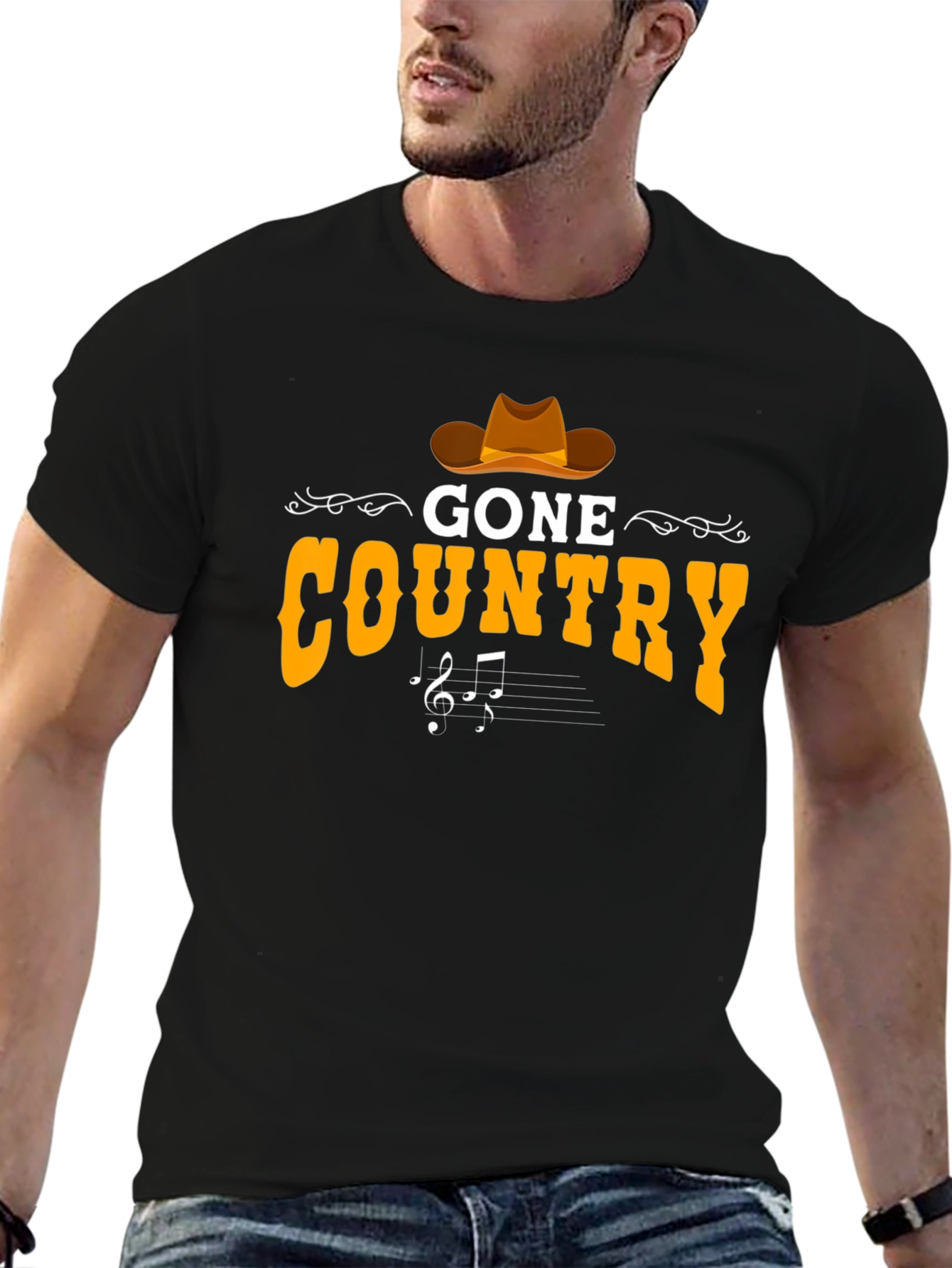 Gone Country Graphic T-Shirt - Music Lover Tee